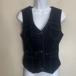 Harley-Davidson Black Denim Vest
